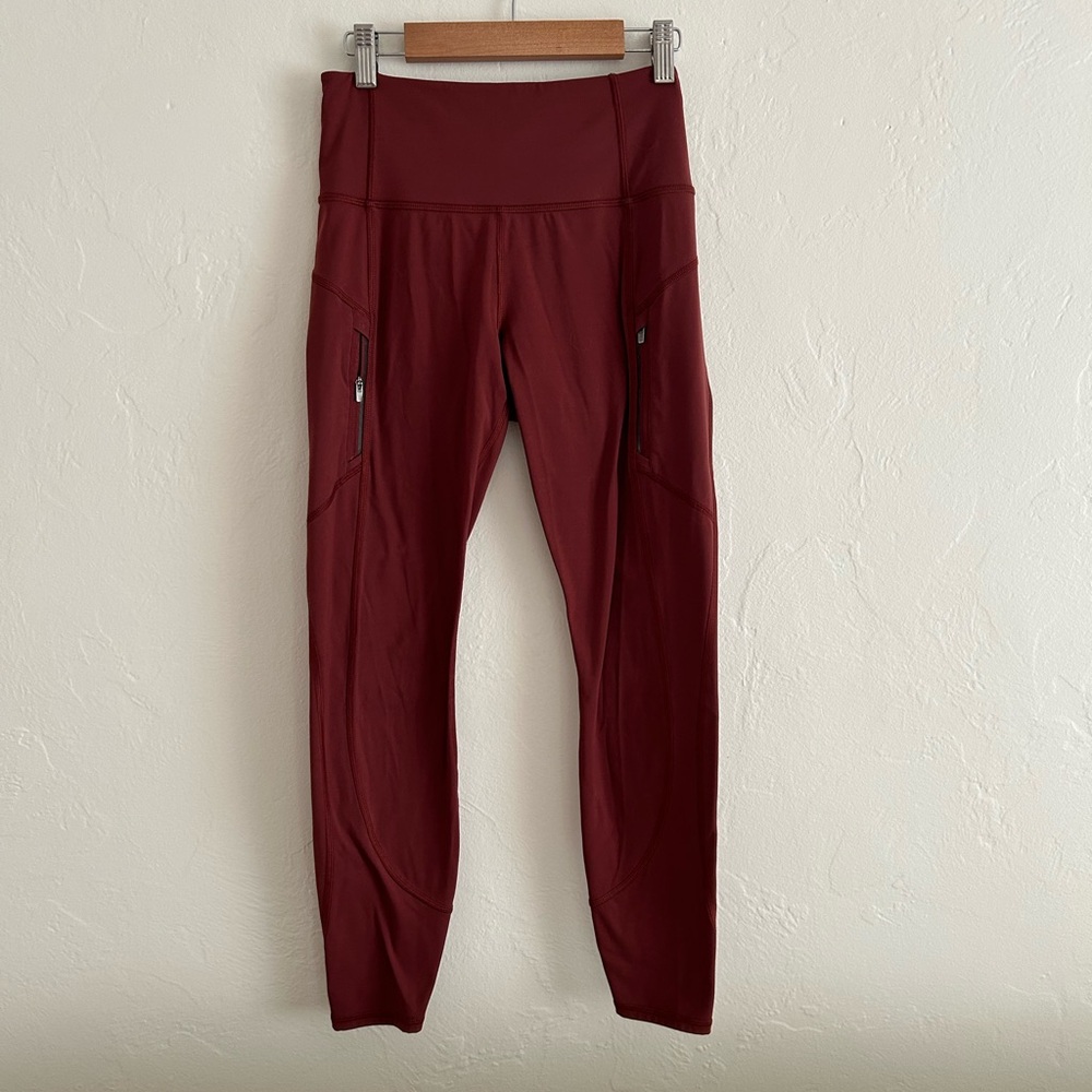 Athleta Rainer Tight - Maroon - XS Petite